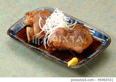 肉類肉類豬肉豬腳烤豬肉腿豬肉烤烤小吃筷子酒吧 46960581