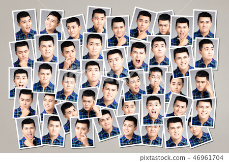emotional pictures of asian young man emotional pictures of asian young man 46961704