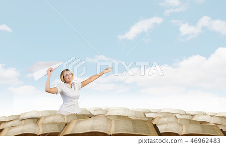 She is adult but still feeling playful 46962483