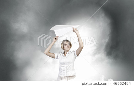 She is adult but still feeling playful 46962494