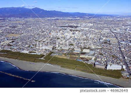 Around Hiratsuka / coastline, beach, windbreak forest Around Hiratsuka / coastline, beach, windbreak forest 46962649