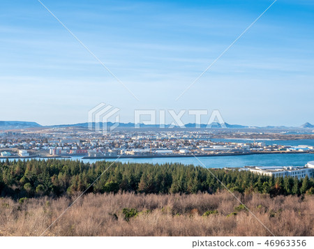 Cityscape viewpoint of Reykjavik Iceland Cityscape viewpoint of Reykjavik Iceland 46963356