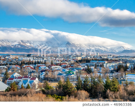 Cityscape viewpoint of Reykjavik Iceland 46963386