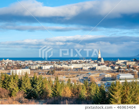 Cityscape viewpoint of Reykjavik Iceland 46963404