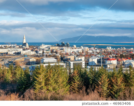 Cityscape viewpoint of Reykjavik Iceland 46963406