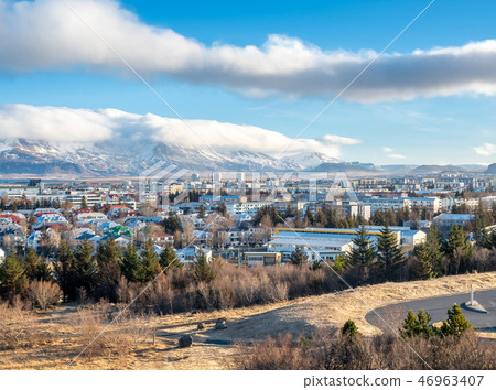 Cityscape viewpoint of Reykjavik Iceland 46963407