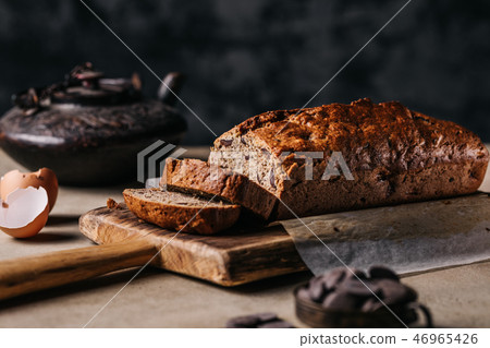 Slices of delicious bread in composition 46965426