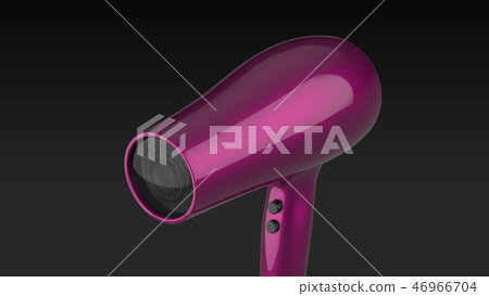 吹風器黑色背景關閉 46966704