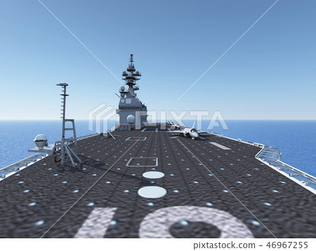 Helicopter carrier ☆ Hyuga escort ship 46967255