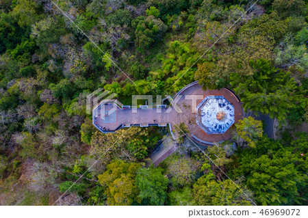 aerial top view of Khao Rang viewpoint Phuket 46969072