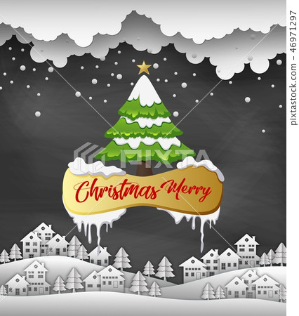 Merry Christmas and Happy New Year 2019 on black b Merry Christmas and Happy New Year 2019 on black b 46971297