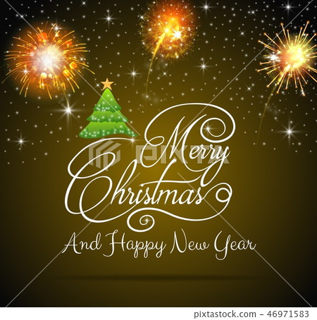 Happy New Year and Merry Christmas 2019 Happy New Year and Merry Christmas 2019 46971583