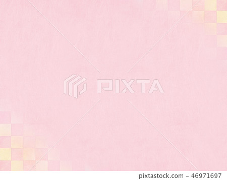 Japanese - Japanese style - Japanese Pattern - Background - Washi - Spring - Pink 46971697
