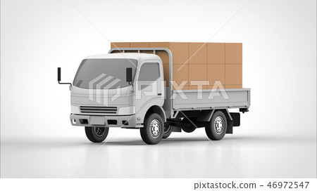 自卸車和行李 46972547