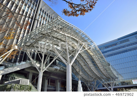 福岡市jr博多站 照片素材 圖片 圖庫