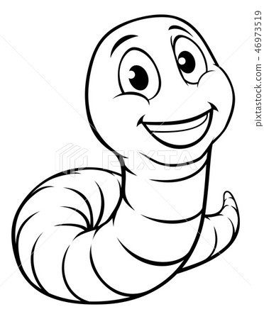 Caterpillar Cartoon Character 46973519