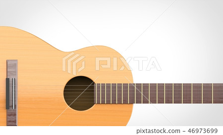 Classical guitar close up 46973699