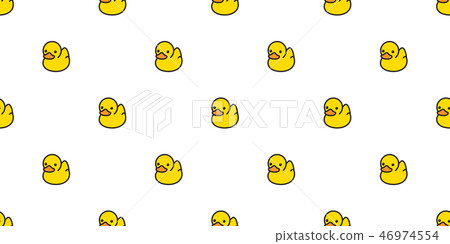duck seamless pattern vector rubber ducky isolated duck seamless pattern vector rubber ducky isolated 46974554