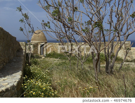 Everyday life at the island Crete in Greece 46974676