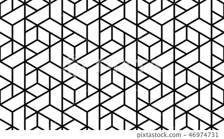 The geometric pattern with lines. Seamless vector The geometric pattern with lines. Seamless vector 46974731