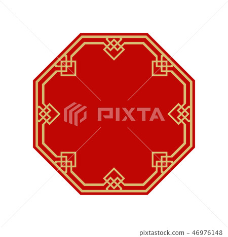 中國式八角形框架 八卦 吉祥的框架設計 亞洲風格的八角形設計 插圖素材 圖庫 中國式八角形框架 八卦 吉祥的框架設計 亞洲風格的八角形設計 插圖素材 圖庫