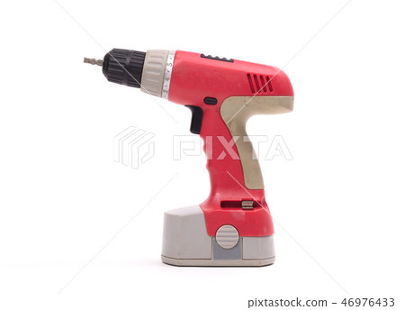 Cordless screwdriver or power drill isolated Cordless screwdriver or power drill isolated 46976433