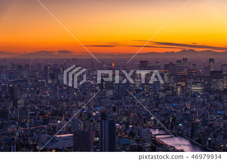 "Japan's magnificent view" Tokyo's night view "From the sky tree observation deck" 46979934