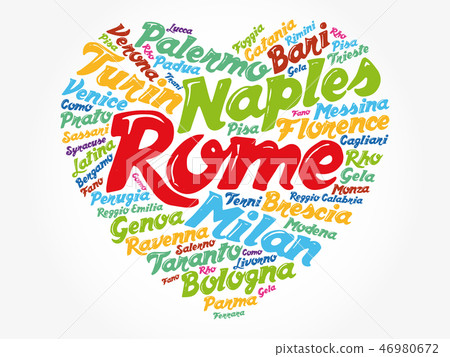 List of cities and towns in Italy, word cloud List of cities and towns in Italy, word cloud 46980672