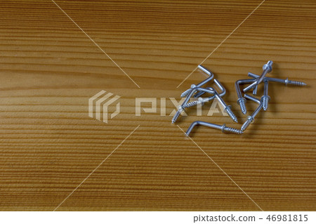 L Shaped Self Tapping Metal Screw Hook  46981815