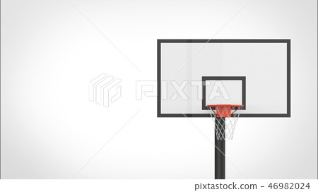 Basketball goal front right Basketball goal front right 46982024