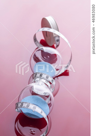 Tape measure, hourglass, diet Tape measure, hourglass, diet 46983080