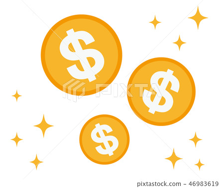 錢硬幣金美元 錢硬幣金美元 46983619