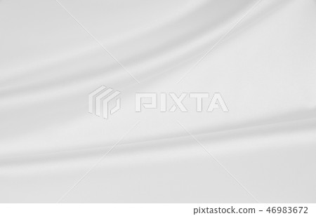 Smooth elegant white silk or satin luxury cloth  46983672