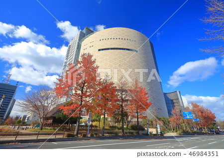 Osaka history museum under fine weather 46984351