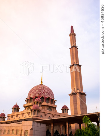 Putra Mosque or known as Pink mosque malaysia Putra Mosque or known as Pink mosque malaysia 46984656