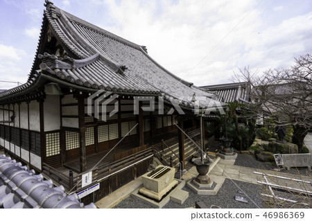 Tsunoura Ura古廟參觀Akeshi-ji寺主要大廳 Tsunoura Ura古廟參觀Akeshi-ji寺主要大廳 46986369