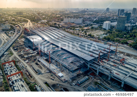 Bang Sue central station, railway hub of Bangkok Bang Sue central station, railway hub of Bangkok 46986497