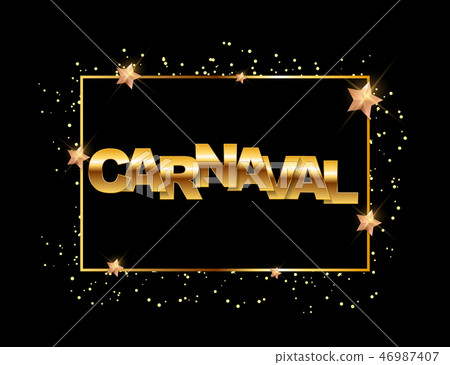 Carnival Banner With Bunting Flags Stock Illustration 46987407
