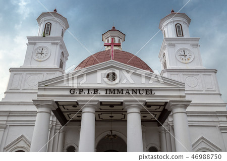 White crunch G.P.I.B Immanuel, Gereja Blenduk, Semarang, Jawa Tengah, Indonesia. Jule 2018 46988750