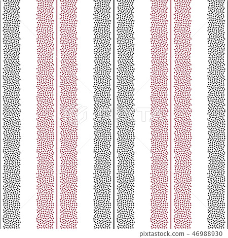 Dotted stripes vector seamless pattern. Abstract dots texture for surface design, textile, wrapping 46988930