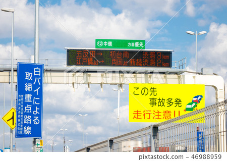 Capital high speed information and attention signboard Capital high speed information and attention signboard 46988959