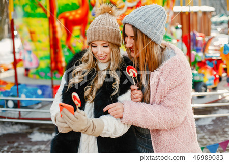 girls in winter girls in winter 46989083