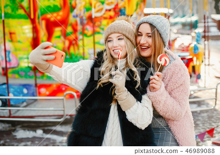 girls in winter girls in winter 46989088