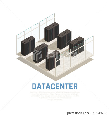 Datacenter  Concept Illustration 46989280