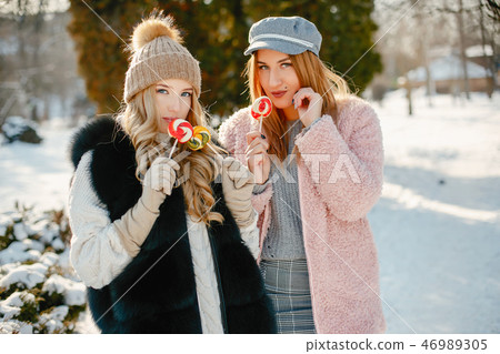 girls in winter 46989305