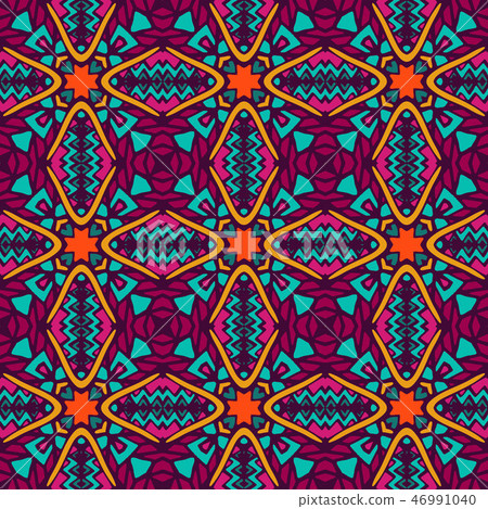 ethnic tribal ornamental pattern colorful ethnic tribal ornamental pattern colorful 46991040
