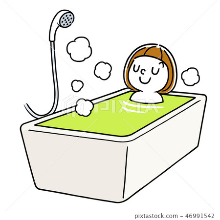 Girl relaxing in the bath 46991542
