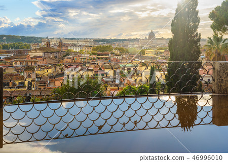 View on Rome from Terrazza Viale del Belvedere View on Rome from Terrazza Viale del Belvedere 46996010