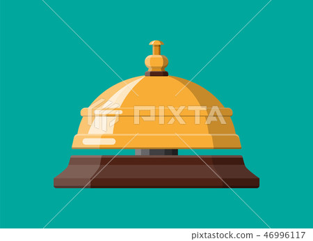 Golden service bell. 46996117