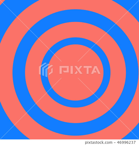 Graphic vector backdrop with multiple circles in blue and coral color. 46996237